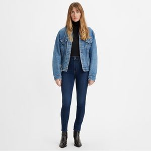 LEVIS 721 HIGH RISE WOMENS SKINNY JEANS - DEEP BLUE